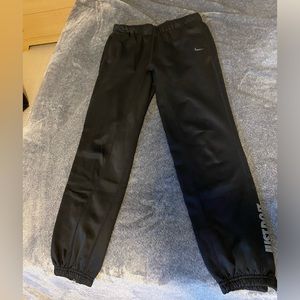 Nike fleece track pants